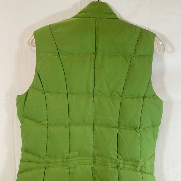 SOLD Lilly Pulitzer Green Quilted Pink Paisley Lined Puffer Vest - Picture 6 of 16